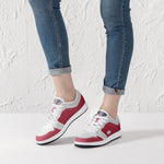 Dukes Leather Sneakers - Walk Tall - RED