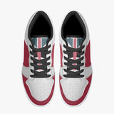 Dukes Leather Sneakers - Walk Tall - RED