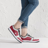 Dukes Leather Sneakers - Walk Tall - RED