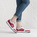 Dukes Leather Sneakers - Walk Tall - RED