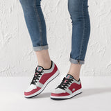 Dukes Leather Sneakers - Walk Tall - RED