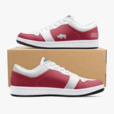 Dukes Leather Sneakers - Walk Tall - RED