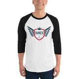 Dukes Wings - 3/4 Sleeve Shirt