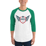 Dukes Wings - 3/4 Sleeve Shirt